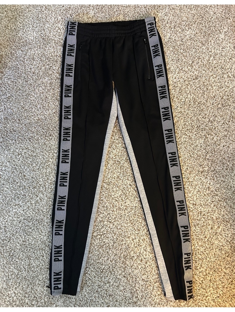 Victorias Secret Pink Leggings Zip Ankle